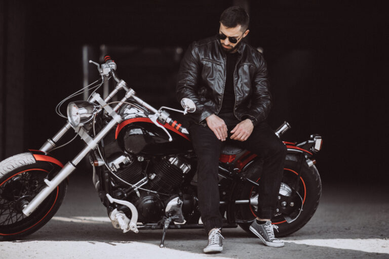 Men's Biker Leather Jacket